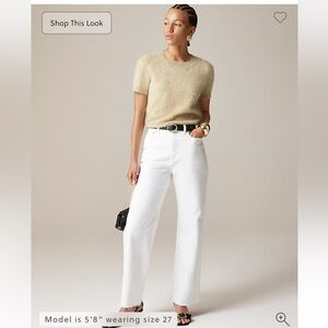 J. Crew White Pants